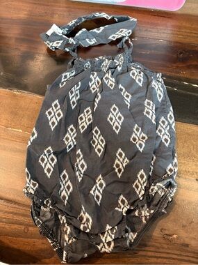 Carters romper with matching headband